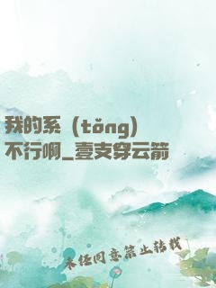 我的系統(tǒng)不行啊