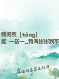 我的系統(tǒng)能買一送一