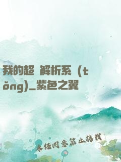 我的超級解析系統(tǒng)