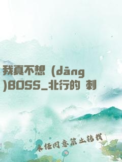 我真不想當(dāng)BOSS