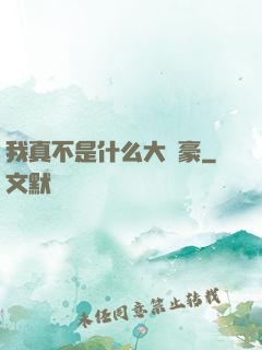 我真不是什么大劍豪