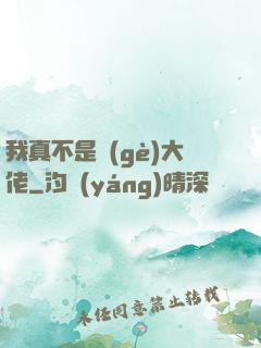 我真不是個(gè)大佬