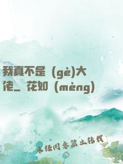 我真不是個(gè)大佬