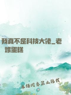 我真不是科技大佬