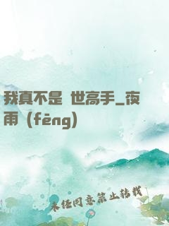 我真不是絕世高手
