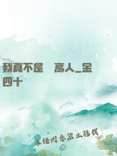 我真不是絕頂高人