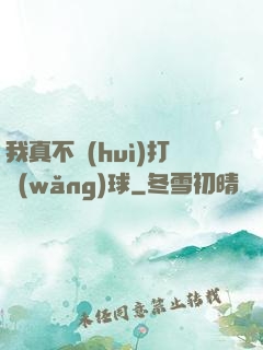 我真不會(huì)打網(wǎng)球