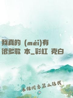 我真的沒(méi)有很多歌詞本