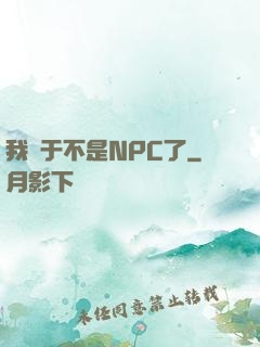 我終于不是NPC了