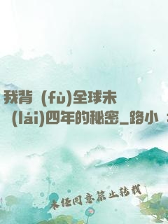 我背負(fù)全球未來(lái)四年的秘密