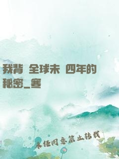 我背負全球未來四年的秘密
