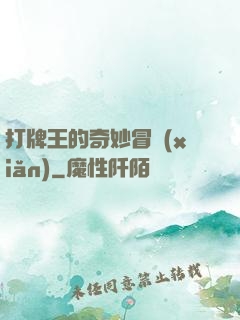 打牌王的奇妙冒險(xiǎn)