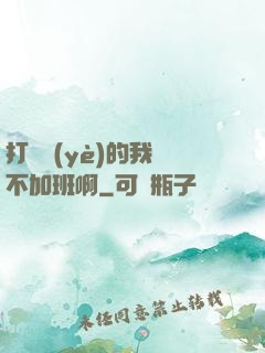 打職業(yè)的我絕不加班啊