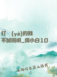 打職業(yè)的我絕不加班啊