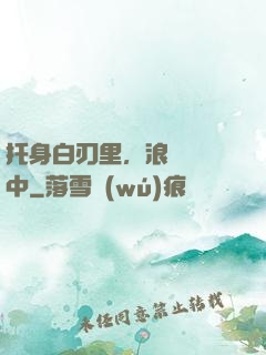 托身白刃里，浪跡紅塵中