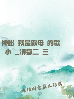 拔出來我是你母親的歌詞小說