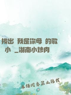 拔出來我是你母親的歌詞小說