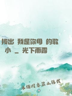 拔出來我是你母親的歌詞小說