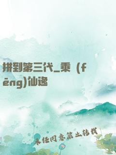 拼到第三代