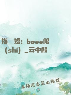 指爾為婚：boss限時(shí)愛