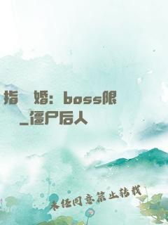 指爾為婚：boss限時愛