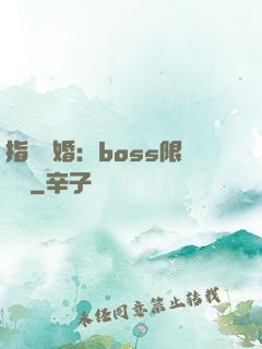 指爾為婚：boss限時愛