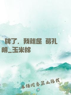 攤牌了，我就是諸葛孔明