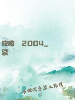 攻略華娛2004
