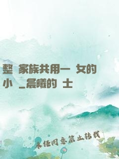 整個家族共用一個女的小說