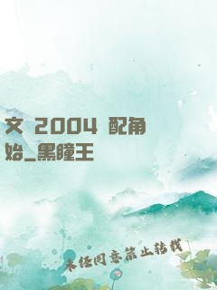 文娛2004從配角開始