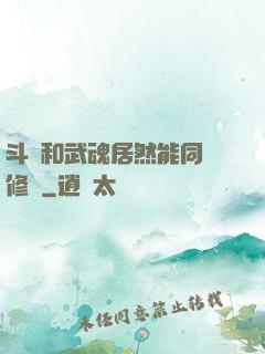 斗氣和武魂居然能同時修煉