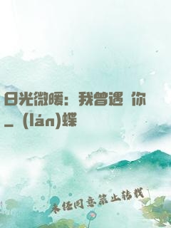 日光微暖：我曾遇見你