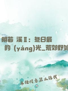 明若曉溪Ⅱ：冬日最燦爛的陽(yáng)光