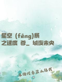 星空風(fēng)暴之速度為尊