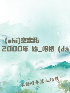 時(shí)空走私從2000年開始