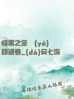暗黑之全職業(yè)精通者