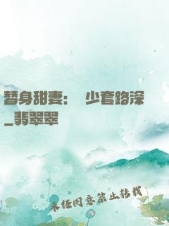 替身甜妻：韓少套路深