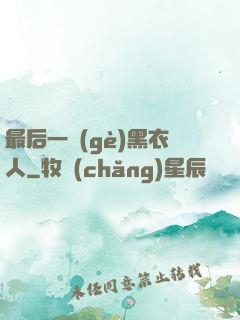 最后一個(gè)黑衣人