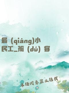 最強(qiáng)小民工