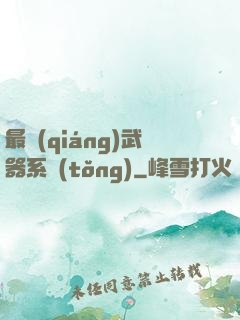 最強(qiáng)武器系統(tǒng)