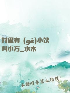 村里有個(gè)小伙叫小方