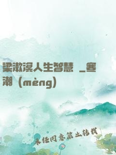 梁漱溟人生智慧書