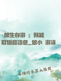 極限生存游戲：我能讀取物品信息