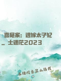 歡喜冤家：逃嫁太子妃