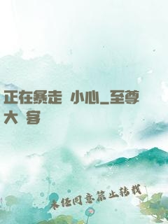 正在暴走請小心