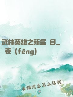 武林英雄之新星奪目