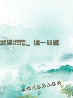 武破洪荒
