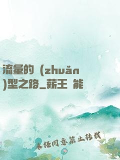 流量的轉(zhuǎn)型之路