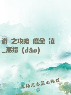 游戲之攻略進度全滿值