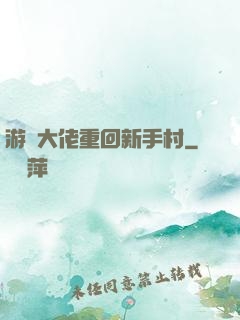 游戲大佬重回新手村